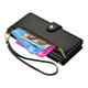thumbnail image 3 of Funda de cartera GANGXUN para OPPO Reno 12F - Diseño de cuero premium, 9 ranuras para tarjetas, 3 of 6