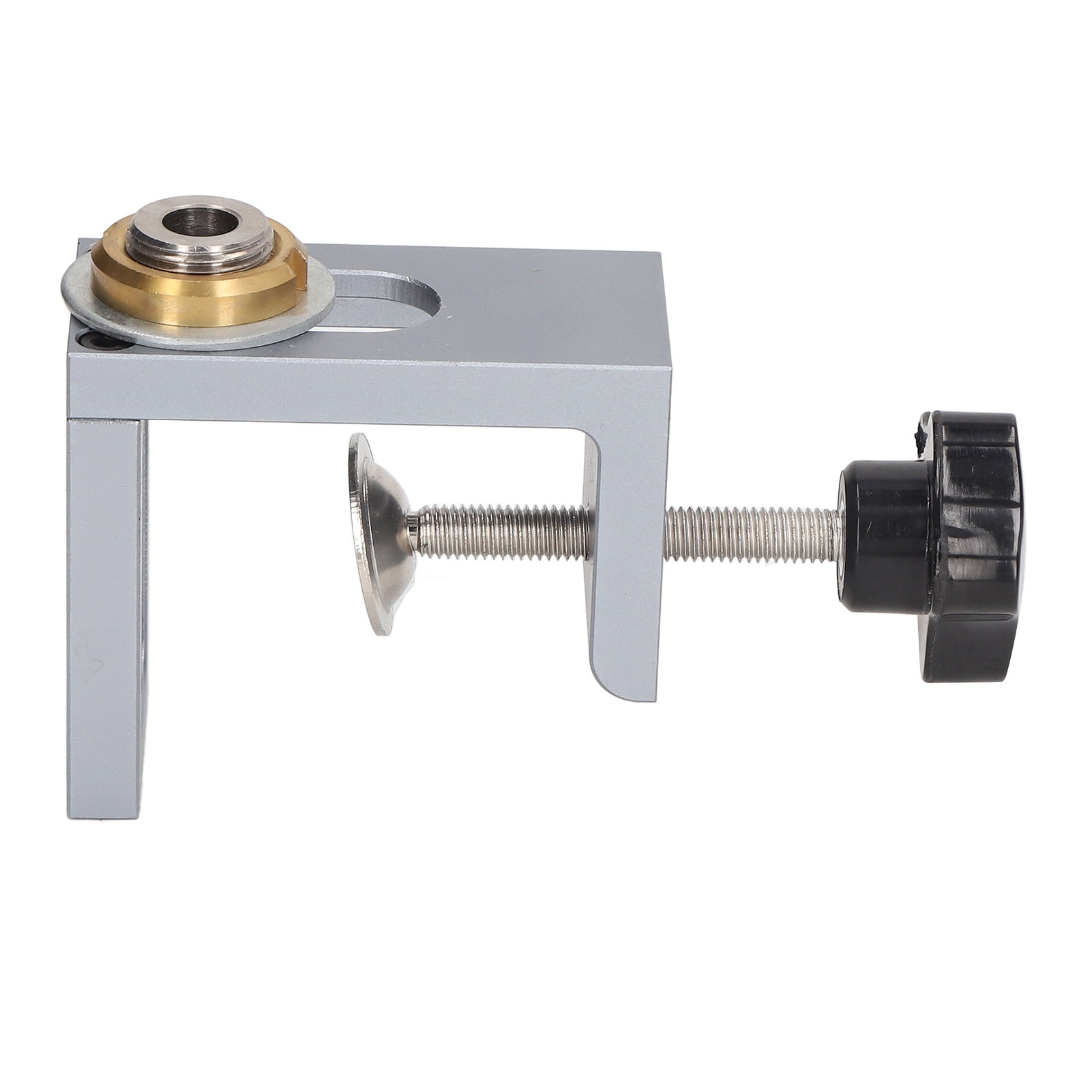 Yajisi Woodworking Hole Locator Dowelling Jig Drill Guide Kit Aluminum Alloy Positioner (7.48 x 7.09 x 2.36 inches / 19 x 18 x 6 cm)