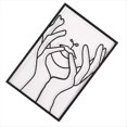thumbnail image 4 of 1 Pieza de Decoración de Pared con Líneas de Metal Engrosadas, Silueta Simple de Cuerpo Femenino, Línea Abstracta, Decoración para el Hogar, Esculturas de Pared., 4 of 6