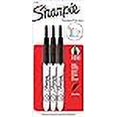 thumbnail image 2 of SanfordSharpie Marqueurs Permanents Rétractables Ultra Fins, Noir (1735793) (Lot de 3), 2 of 2
