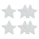 thumbnail image 1 of Parches de Lentejuelas en Forma de Estrella Uxcell, 2.6"x2.6" Parches de Lentejuelas Bordados, 6 Paquete Blanco, 1 of 6