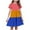 Z1-Orange-sales today clearance, variant on Girls Gradient Babydoll Dresses 4-15 Years Short Sleeve Swing Tiered Dress Casual Beach Midi Dress Swing Skater Twirl Dresses