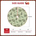 thumbnail image 2 of Sikiie Green Snake Nativity Christmas Tree Skirt, Jesus Christian Winter Holiday Tree Mat Decoration(30-48IN), 2 of 6