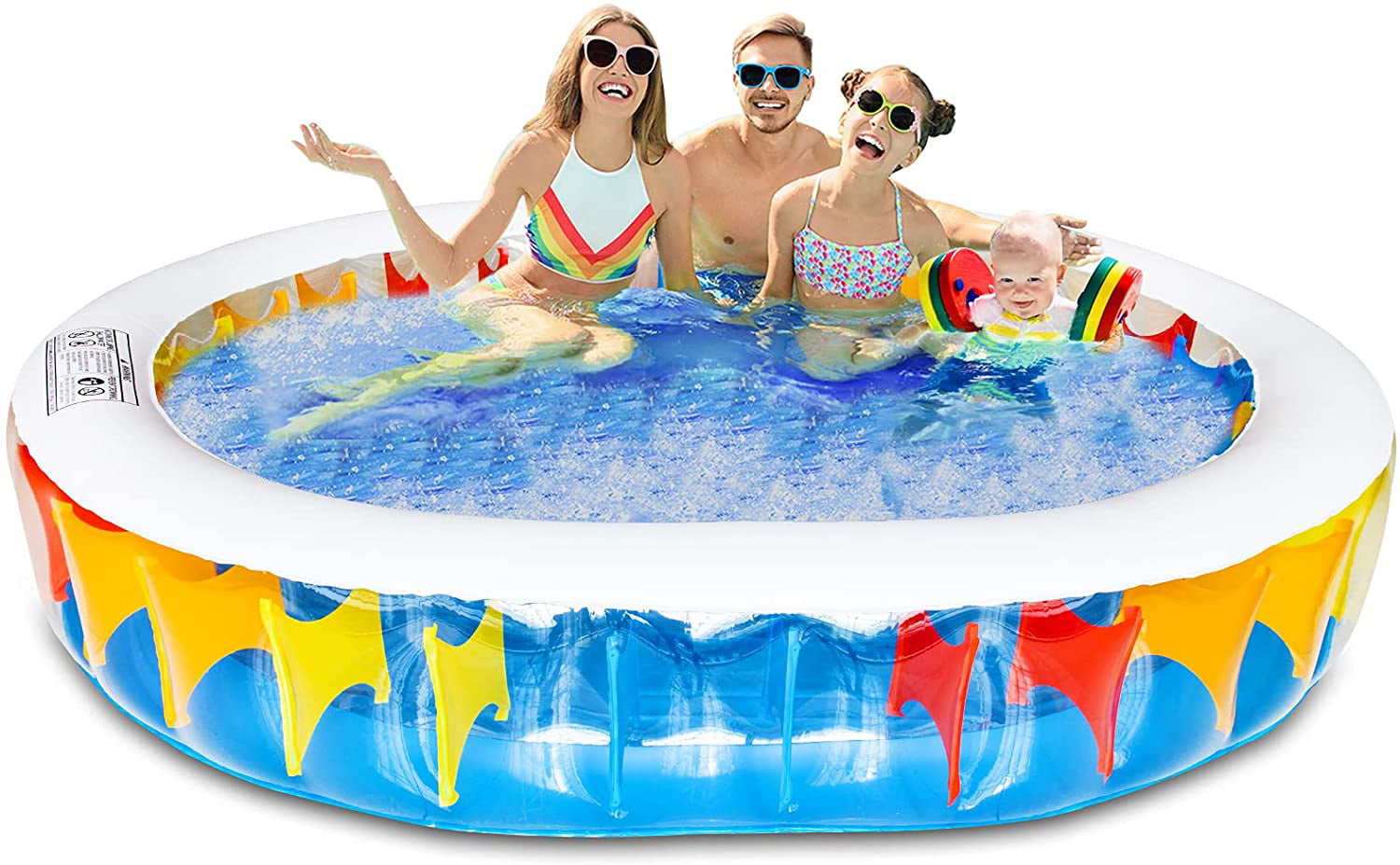 Family Swimming Pool for Baby Kids Summer Water Party Outdoor Adult Inflatable Swimming Pool Garden Backyard