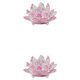 thumbnail image 4 of Adornos Decorativos Injueey Cristal fino flor de loto piedras naturales figuritas para recuerdos Rosa 2Conjunto, 4 of 6