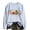 Gray 30#, variant on Christmas Women Themed Print Tops Drop Shoulder Classic Pullover Relaxed Fit Skin Friendly Top for Holiday Weekend Outing