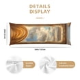 thumbnail image 3 of Fotbe Golden Drapes Pillars Clouds Funda para Almohada Corporal con Diseño, Funda de Microfibra Ultrasuave de 20x54 Pulgadas, Ropa de Cama Elegante, 3 of 7