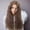 As shown, variant on Qliuoazw Women'S Chemical Fiber Wig Long Hair Small Curly Head Cover Matte High-Temperature Silk Bangs Long Hair Dense Hair Wig 23.6in