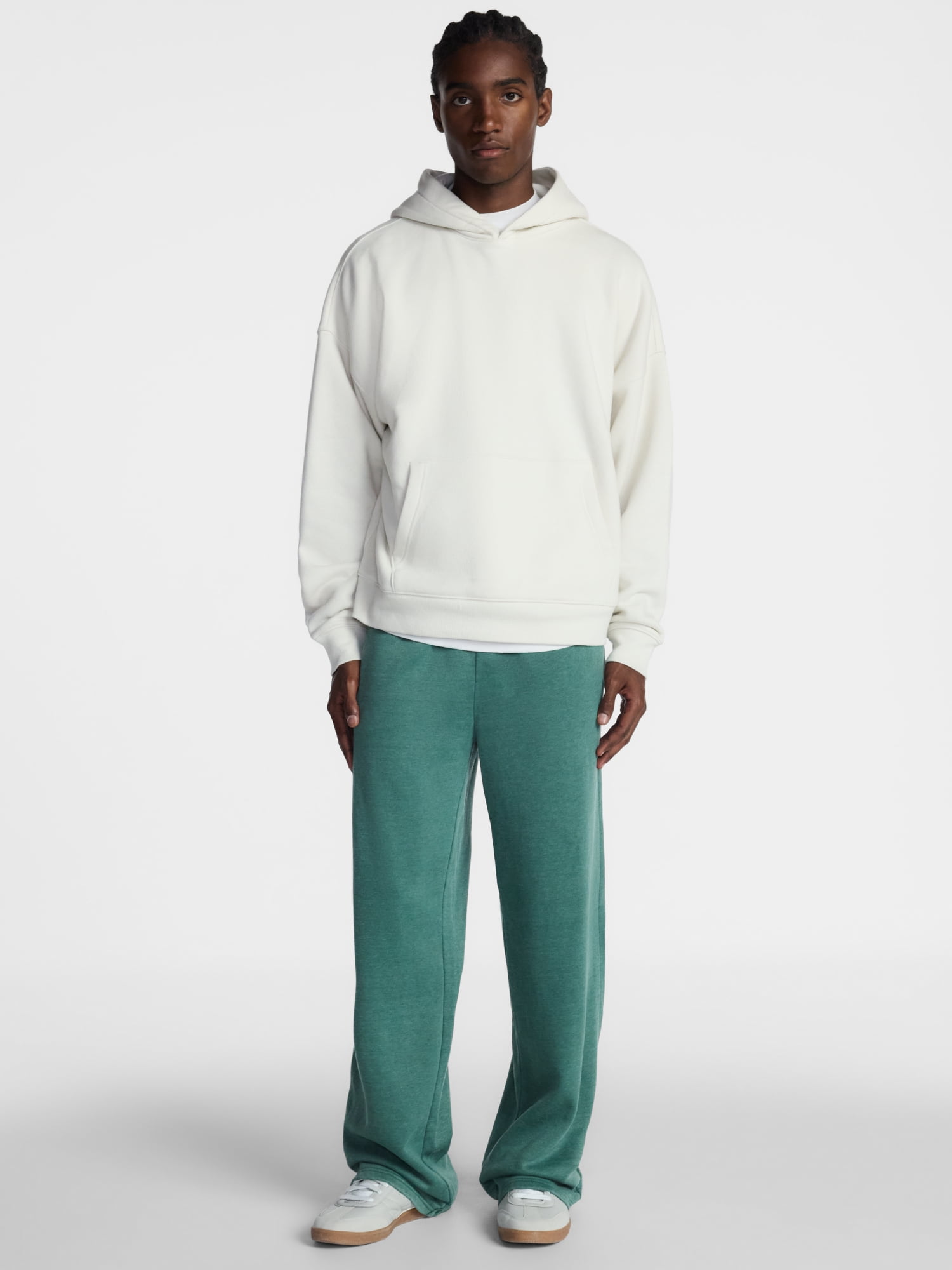 No Boundaries Fleece Open Hem Sweatpants, Men's XS-5XB