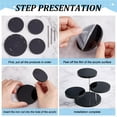 thumbnail image 4 of 3sets 3 Set Round Acrylic Display Riser Stand 2inch Diameter 3 Tier Black Acrylic Rotatable Jewelry Display Stand Acrylic Holder for Minifigures Cupcake Perfume Collectibles Display, 4 of 6
