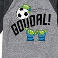 thumbnail image 3 of Toy Story - Goooal - Toddler And Youth Raglan Graphic T-Shirt, 3 of 4