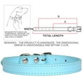 thumbnail image 3 of Faux Leather Collar Metal Buckle Pet Collar Adjustable Pet Collar for Small Dogs, 3 of 10