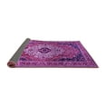 thumbnail image 2 of Ahgly Company Indoor Round Medallion Purple Traditional Area Rugs, 4' Round, 2 of 4