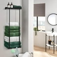thumbnail image 6 of Bathroom Towel Storage Black Towel Holder Aesthetic Towel Racks for Rolled Towels Organizer, 6 of 6