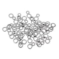 thumbnail image 2 of 50pcs Anzuelos FormavMariposa de 8 ging Anillos de material acero Inoxidable Asistencia DYNWAVEMX Gancho del anillo de la pesca, 2 of 7