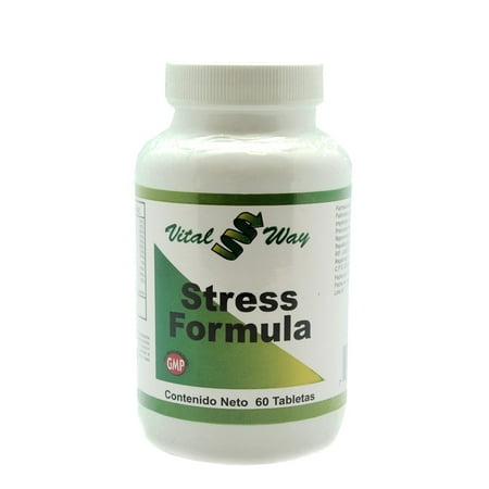 Vital Way Anti Stress & Anti Anxiety St Jhon's Wort Formula with B Complex, 60 (Best Non Prescription Anti Anxiety)