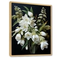 thumbnail image 2 of Designart "Dreamy Minimalist Snowdrops I" Snowdrops Floater Framed Wall Art Living Room, 2 of 5