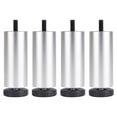thumbnail image 2 of veasfak 4 Pcs Pieds de Remplacement pour Meubles Canapé Table Basse Buffet 15cm, 2 of 9