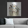 thumbnail image 6 of Luxe Metal Art 'Floral Pumpkin' by Ashley Justice, Metal Wall Art, 36"x36", 6 of 7