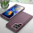 thumbnail image 6 of Nalacover Rugged Case for Samsung Galaxy S24 Ultra, Triple-Layers Heavy Duty Hard PC + TPU Hybrid Military Grade Shockproof Anti-Scratches Cover with Non-Slip Strip Lens Protection, Purple, 6 of 7