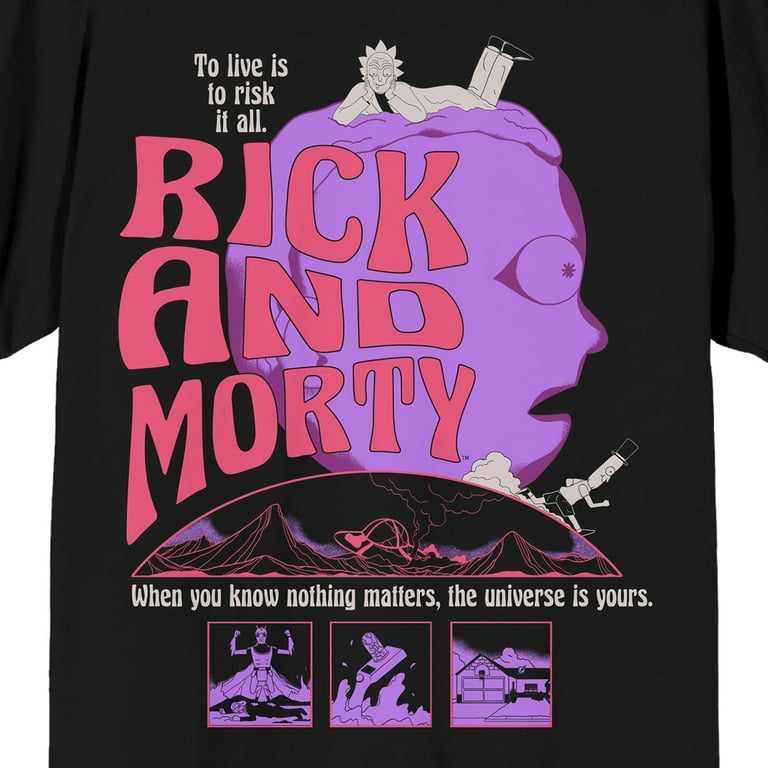 Rick and morty pink pullover skull matter hotsell