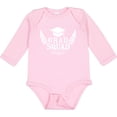 thumbnail image 3 of Inktastic Grad Squad with Graduation Cap and Wings Boys or Girls Long Sleeve Baby Bodysuit, 3 of 5