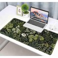 thumbnail image 6 of Botanical Art Desk Mat, Sage Green Floral and Plant Detailed Design Deskmat, Anti-Slip Rubber Base XL Large Mouse Pad for Office Decor, Cute Leaves Laptop Pad Mat, Game Mat, 35.4 x 15.7 in, 6 of 6