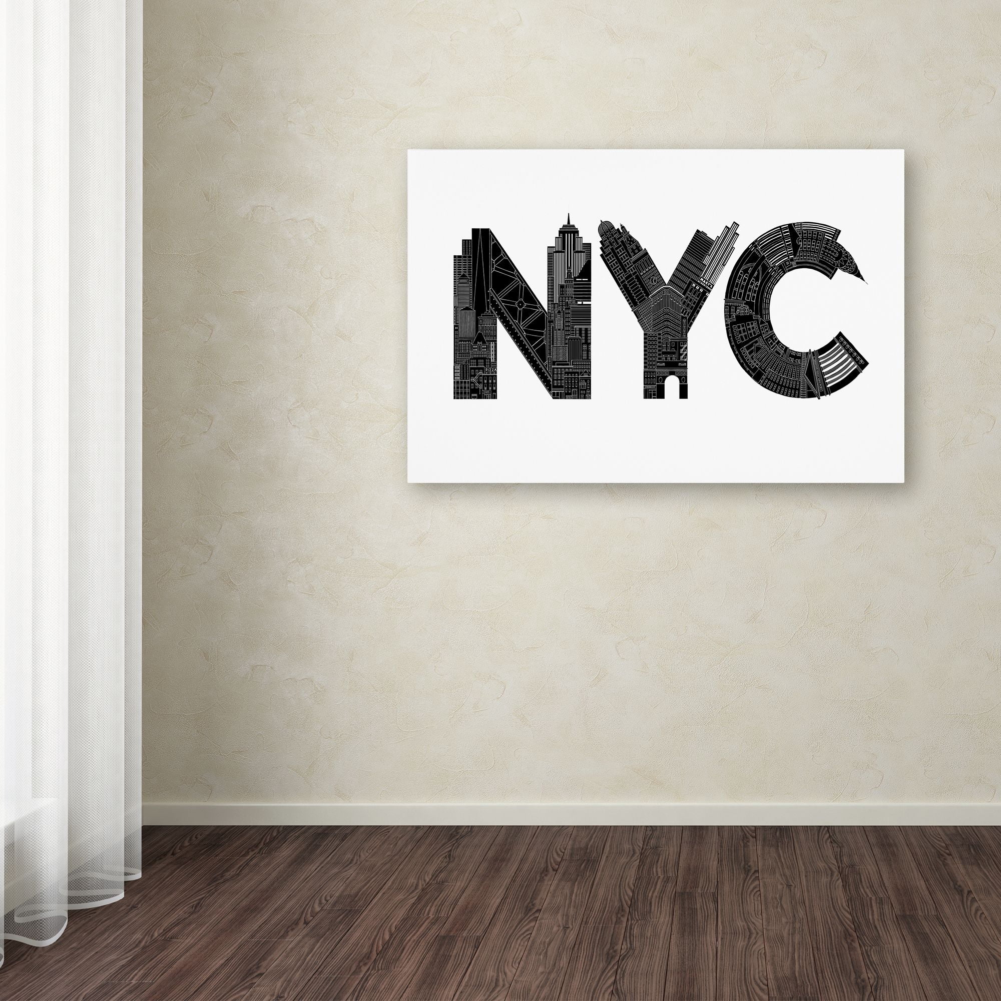 Robert Farkas 'NYC' Canvas Art 16 x 24