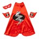 thumbnail image 1 of Making Believe Red Lightning conjunto de puños y antifaz Making Believe 79212600, 1 of 1