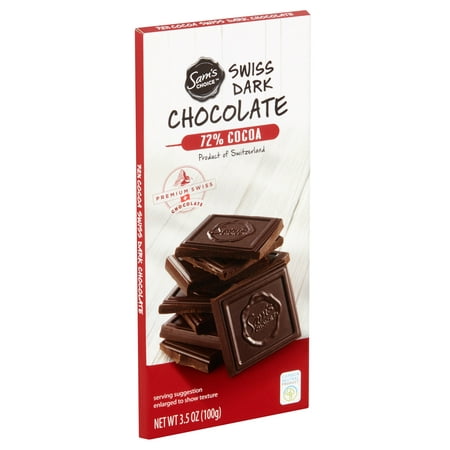 Sam's Choice 72% Cocoa Swiss Dark Chocolate, 3.5