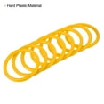thumbnail image 4 of Unique Bargains 6cm Plastic Carnival Ringtoss Rings Hoop Party Favor Game, Yellow 12 Pack, 4 of 5