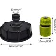 thumbnail image 3 of Adaptador de grifo de tanque IBC, Conector de enchufe de manguera de agua, manguera de jardín, grifo de jardín brillar Electrónica, 3 of 3