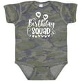 thumbnail image 3 of Inktastic Birthday Squad Cute Balloons and Hearts Boys or Girls Baby Bodysuit, 3 of 5