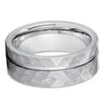 thumbnail image 2 of 8mm Tungsten Wedding Ring,Silver Tungsten Wedding Ring,Anniversary Ring,Engagement Ring,Comfort Fit Ring, 2 of 4
