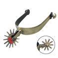 thumbnail image 3 of 1 Pair Horse Riding Spur Equestrian Long Head Gear Zinc Alloy Western, 3 of 9