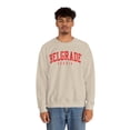 thumbnail image 5 of Belgrade Serbia Sweatshirt Gifts Crew Neck Shirt Long Sleeve Unisex, 5 of 7