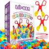 Li’l Gen Water Beads with Fine Motor Skills Toy Set | Non-Toxic Water Sensory Toy for Kids | 20,000 Beads with 2 Scoops and Tweezers for Early Skill Development