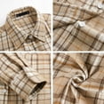 thumbnail image 2 of Flannel Fall Shirts for Women Casual Plaid Tops Long Sleeve Button Down Shirts, 2 of 7