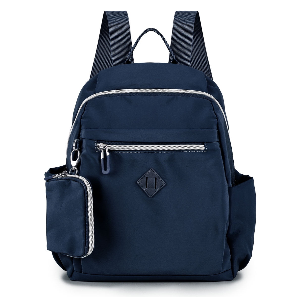 Women\'s Work Backpack Nylon Anti-theft Water Resistant, Navy Blue Lo & Sons Melrose Rucksack Backpack - Nylon - DeepNavy/Gold  main image 3