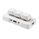 thumbnail image 2 of Mini Mk321-Pro Teclado Mini Personalizado Mini Mini Contruptor Azul Mecánico USB+2.4G+BT Conexión para el Juego de Oficina Multimedia White, 2 of 7