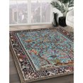 thumbnail image 2 of Ahgly Company Indoor Rectangle Traditional Bakers Brown Area Rugs, 3' x 5', 2 of 6