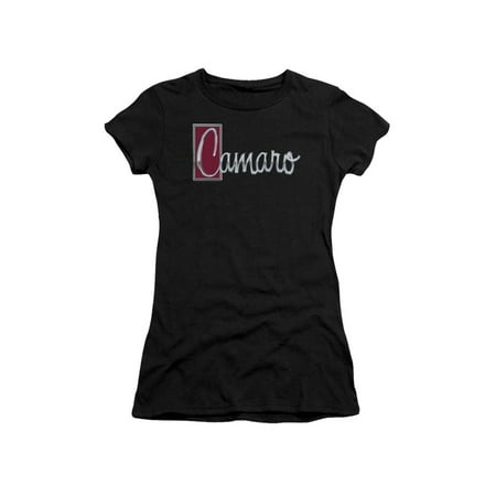 Chevrolet Camaro Release Bearing - Chevrolet Autos Chevy Vintage Retro Camaro Script Juniors Sheer T-Shirt Tee