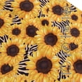 thumbnail image 3 of Fotbe Artistic Zebra Print Sunflower Gorro Clásico de Béisbol, Gorra Ajustable con Broche Snapback, Gorro de Exterior de Algodón Suave, 3 of 6