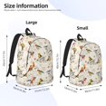 thumbnail image 4 of Xecao Little Birds for Canvas College Laptop Backpack, Durable Rucksack Travel Notebook Bag School Backpack Book Bag for Men Women, 4 of 8