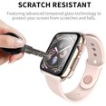 thumbnail image 5 of Case Compatible with Apple Watch with Built in Tempered Glass Screen Protector- All Around Hard PC Case Overall Protective Cover (40mm, Purple&Pink&Clear), 5 of 5