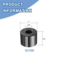 thumbnail image 2 of Uxcell 10 Pcs Espaciador de aluminio, 3/8" Bore x 1" OD x 3/4" Longitud Espaciador redondo negro sin rosca Bushing acabado plano Espaciadores de metal, 2 of 6