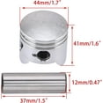 thumbnail image 5 of 44mm Piston Set for 49cc 2 Stroke Engine Mini Quad ATV Pocket Dirt Bike, 5 of 7