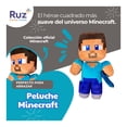thumbnail image 4 of Peluche Articulado Ruz Minecraft (Steve 30 cm Azul), 4 of 4