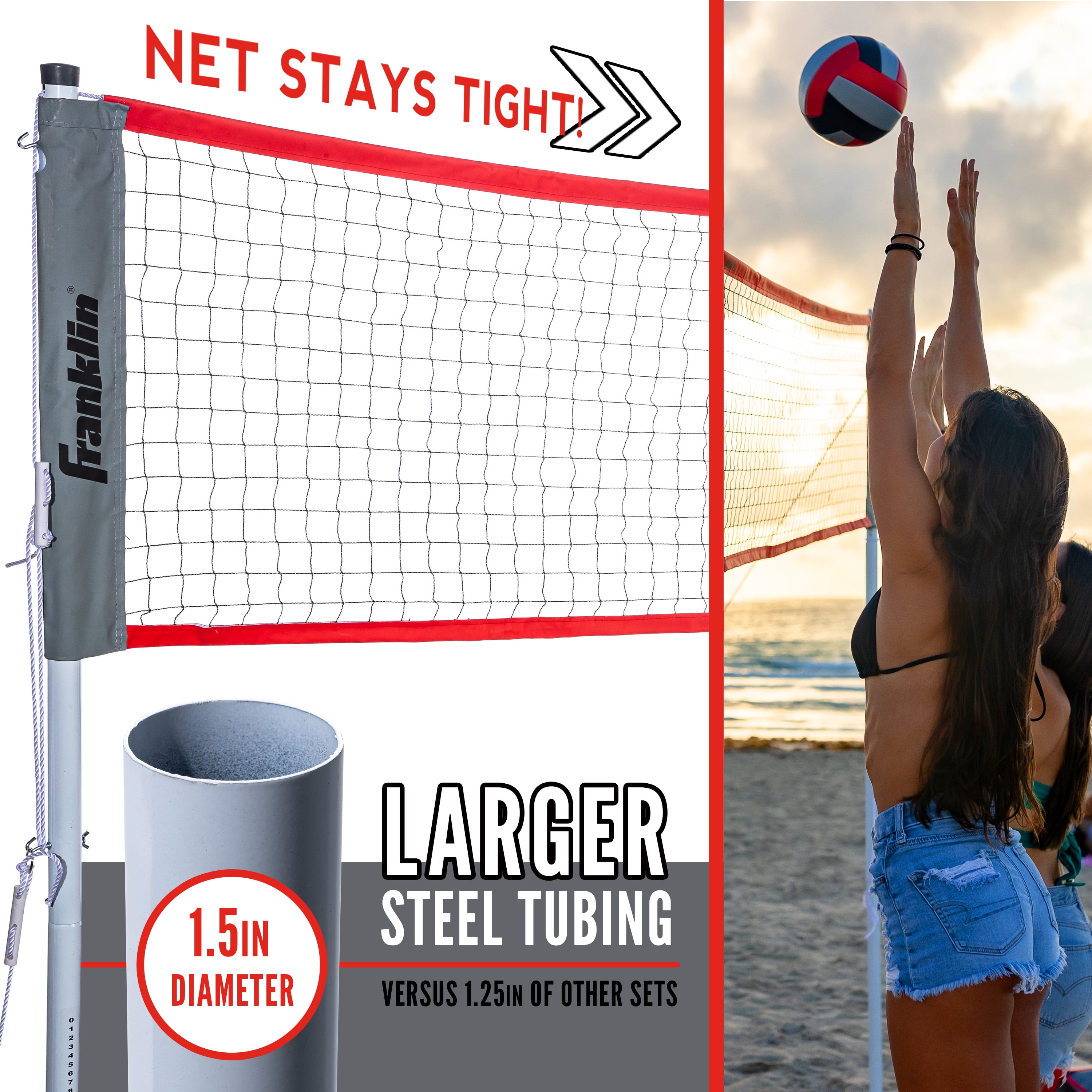 Franklin Sports Elite Volleyball Set