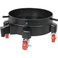 thumbnail image 3 of JERFIT 5 Gallon Bucket Dolly with 5 Swivel Casters, 360 Degree Rolling Bucket Caddy for Car Wash Detailing, Heavy Duty Plastic Bucket Mover Dolly for 5 Gal Pails, Black, 3 of 10